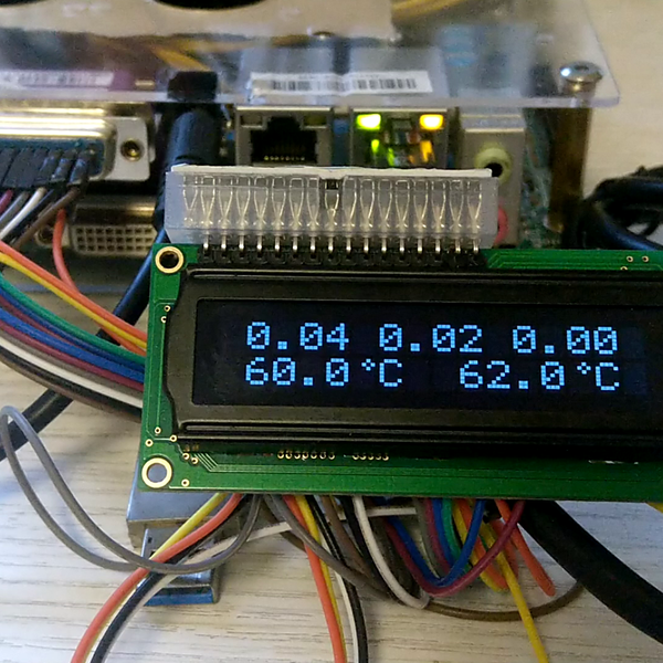 1602 System Monitor Driven By Parallel Port Hackaday.io