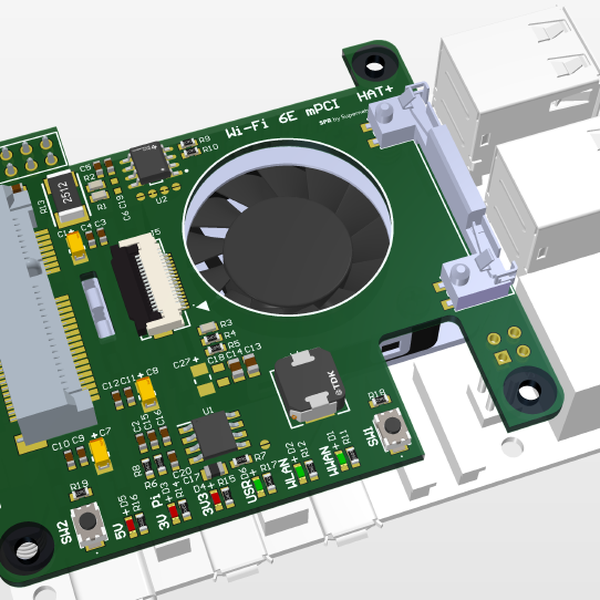 Mpcie Hat Raspberry Pi Raspberry PI5 mPCIE HAT 10 Watts | Hackaday.io