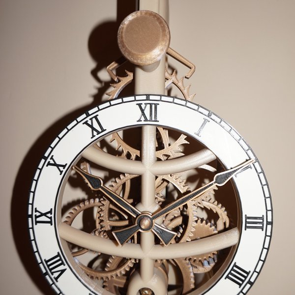 Introducing - The 3D-Printed Pendulum Clock From Ingénieur du