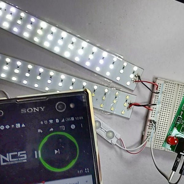 Music Rhythm LED Flash Light | Hackaday.io