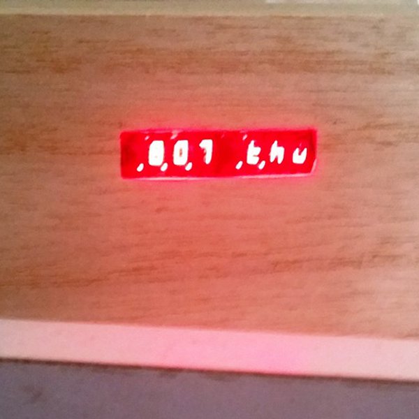 Micro Bedside Clock | Hackaday.io