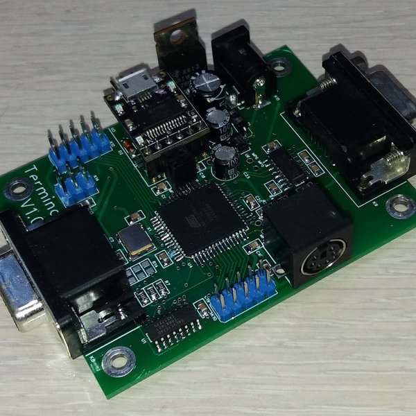ATXMEGA VT100 Terminal Hackaday.io