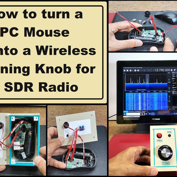 How to turn a Mouse into a Wireless Tuning Knob | Hackaday.io