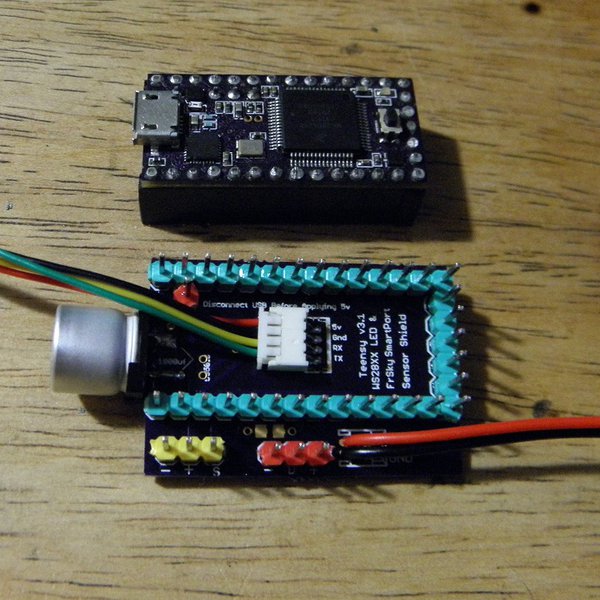 Teensy v3.1 - FrSky S.Port & WS28xx Led Shield | Hackaday.io