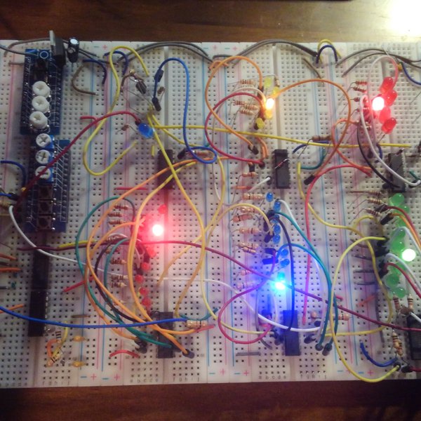 4017 Decade Logic Clock | Hackaday.io