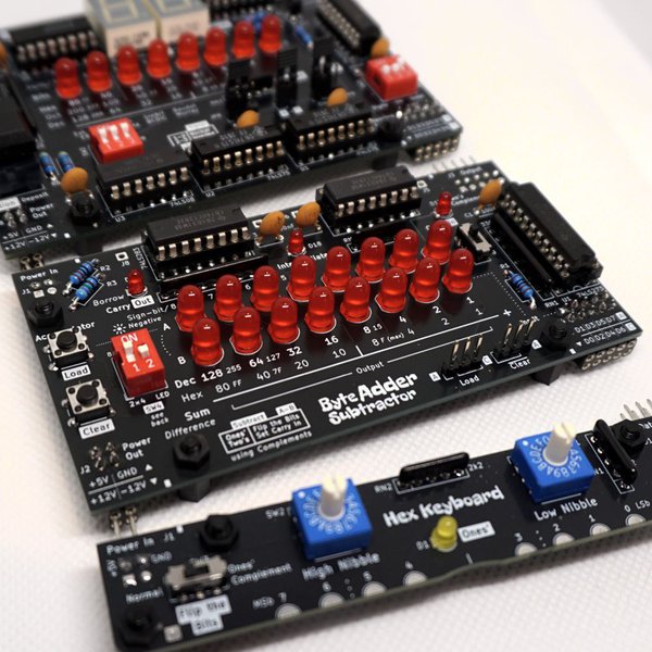 Byte Adder Subtractor: an 8-bit Full Adder | Hackaday.io