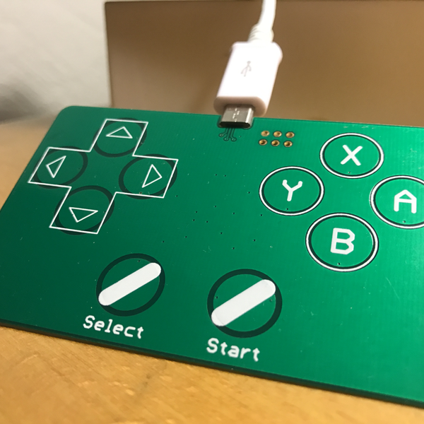 Business Card Gamepad | Hackaday.io