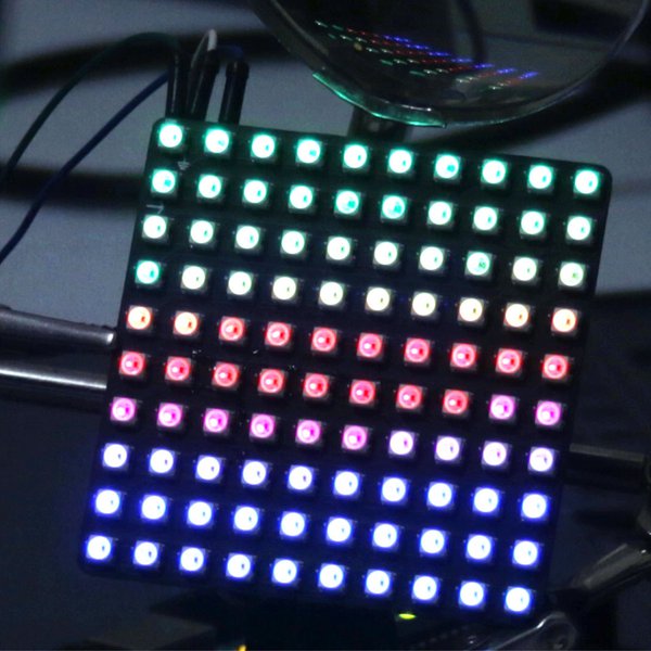 LED Matrix 65x65 mm - WS2812B 3535 - 10x10 | Hackaday.io