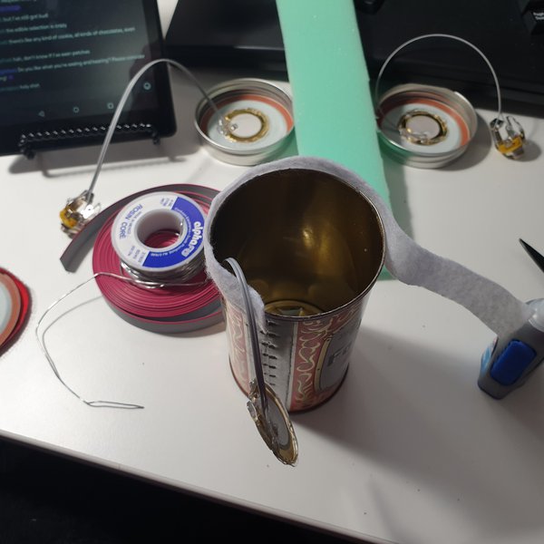 beer can microphones | Hackaday.io