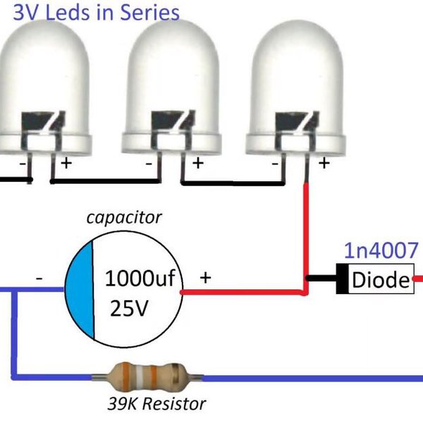 How to Run 3V LEDS on 220V AC | Hackaday.io