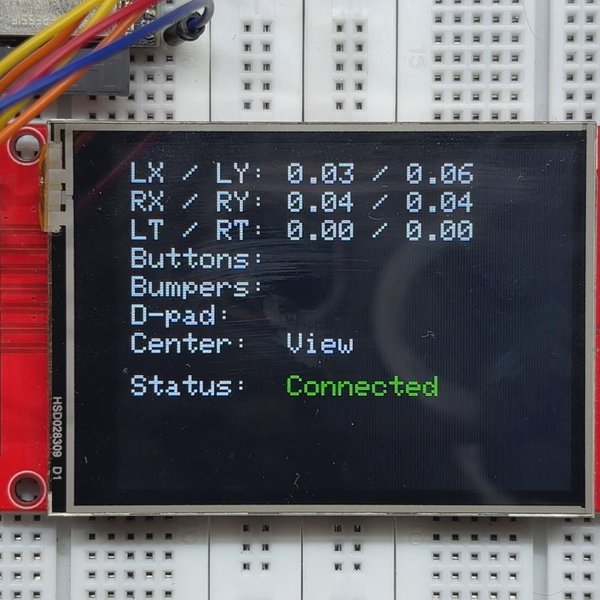 Xbox Controller with ESP32 | Hackaday.io