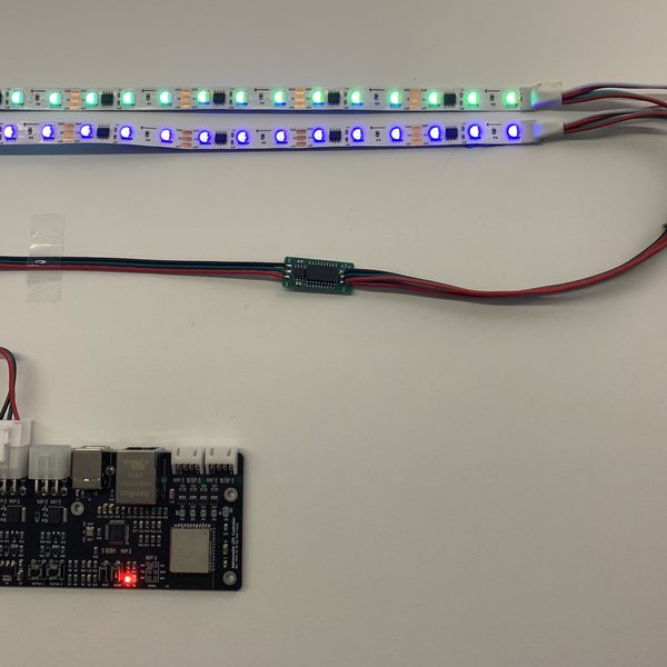 Addressable LED Delay Splitter | Hackaday.io