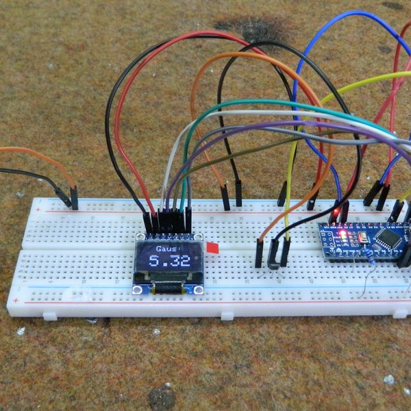 Arduino Magnetic field strength meter | Hackaday.io