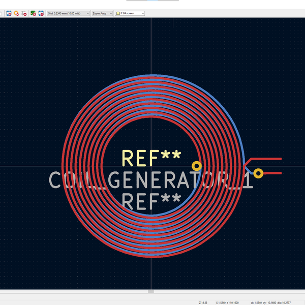 KiCAD Coil Creator Hackaday.io