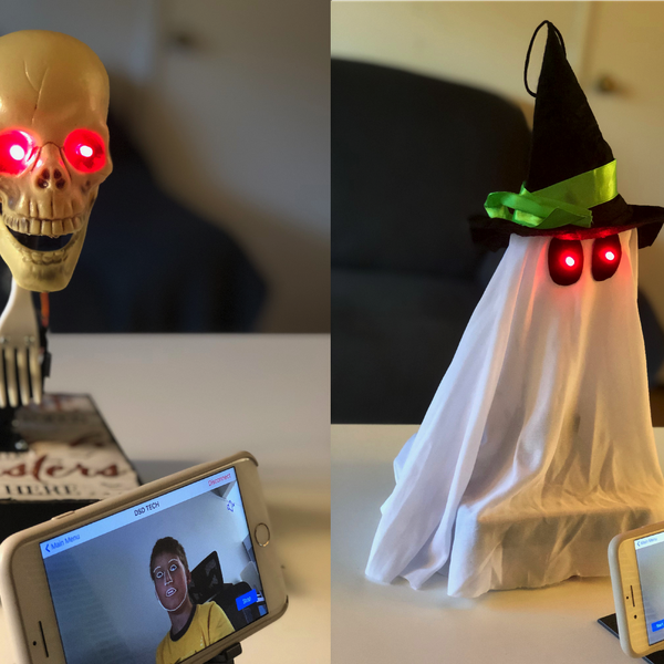 Face Tracking and Smile Detecting Halloween Robots | Hackaday.io