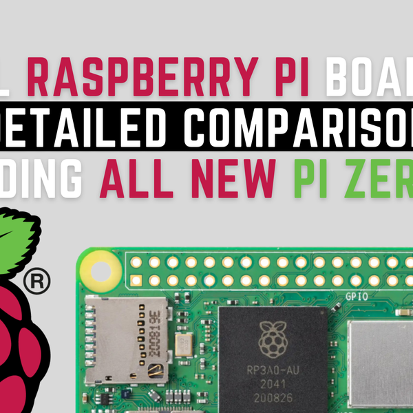 Detailed comparison of All Raspberry Pi Boards | Hackaday.io