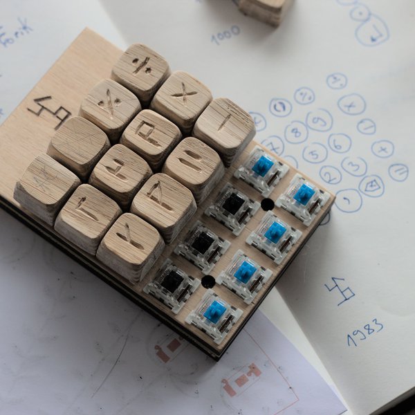 Cistercian wooden keyboard | Hackaday.io