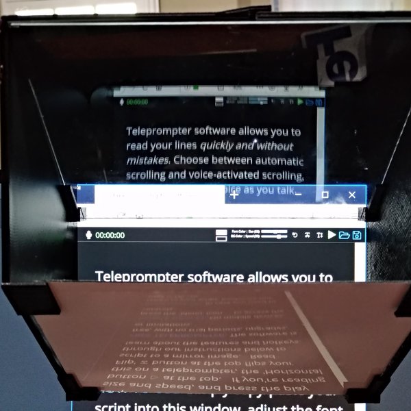 desktop teleprompter