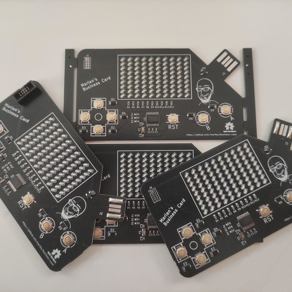 Marian's Business Card | Hackaday.io