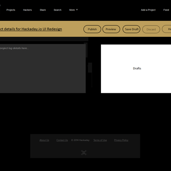 Hackaday Io Ui Redesign Hackaday Io Hackaday Io Ui Redesign Hackaday Io