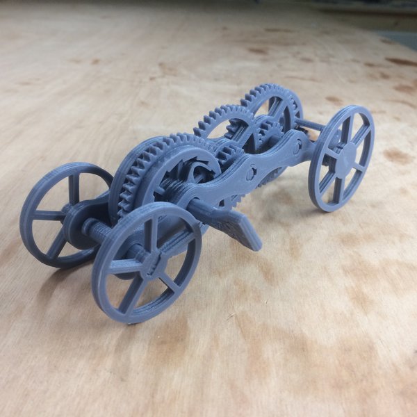 Fully 3D-printable wind-up car gift card | Hackaday.io