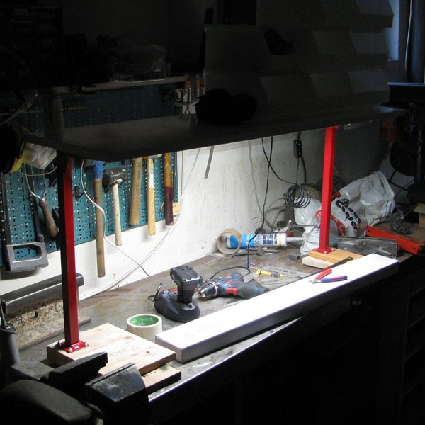 cheap lab bench shelf add-on | Hackaday.io
