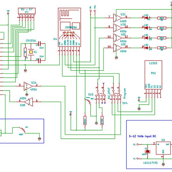 ESP8266 Development PCB