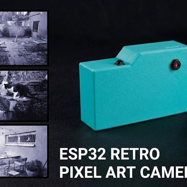 esp32 retro pixel art camera | Hackaday.io