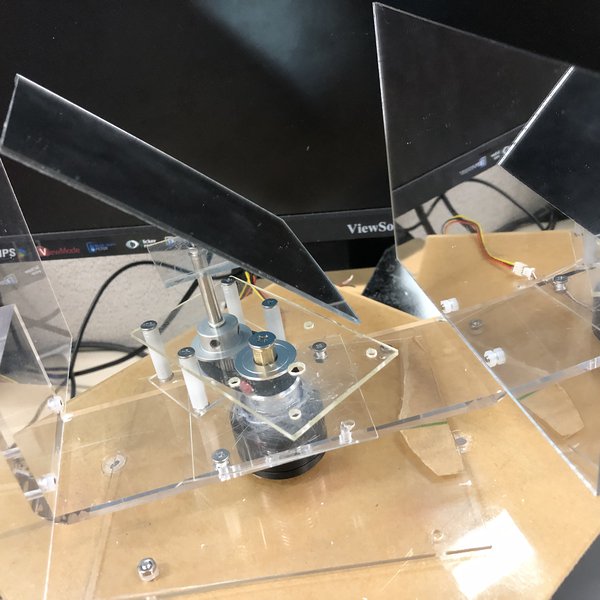 Volumetric Display using Rotating Mirror Hackaday.io
