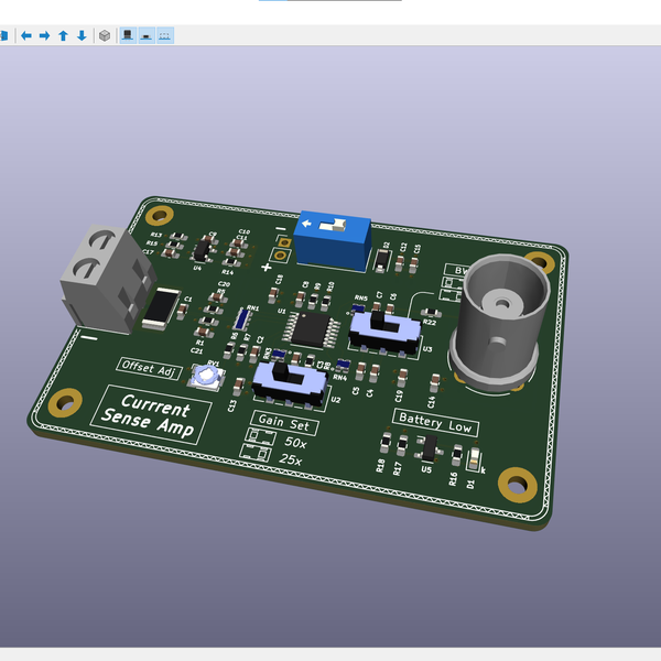 "High" Bandwidth Current Sense Amplifier Hackaday.io