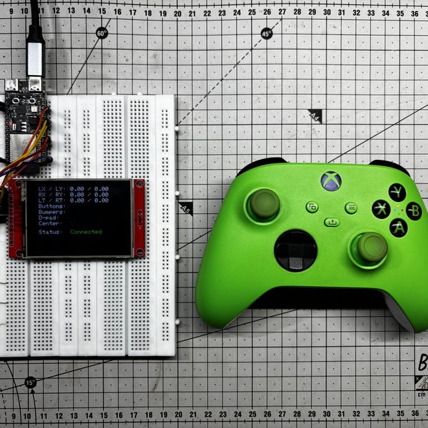 Xbox Controller with ESP32 | Hackaday.io