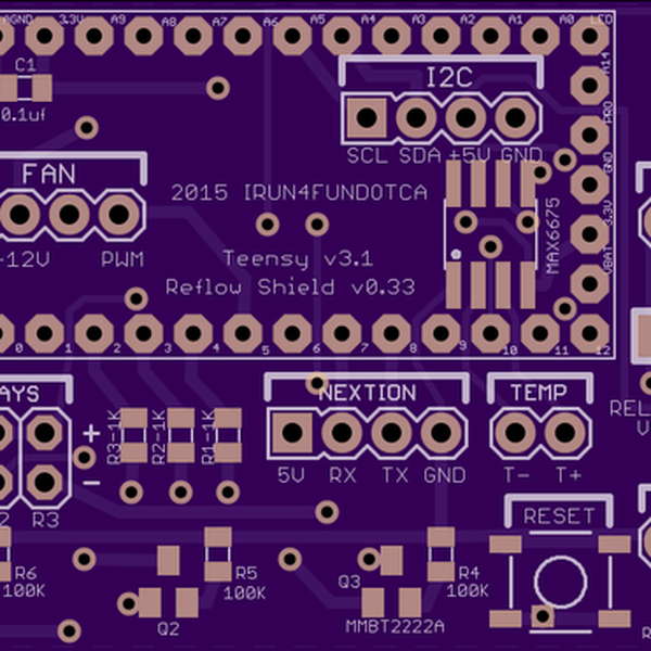 Teensy 3.1 SMD Reflow Oven Controller | Hackaday.io