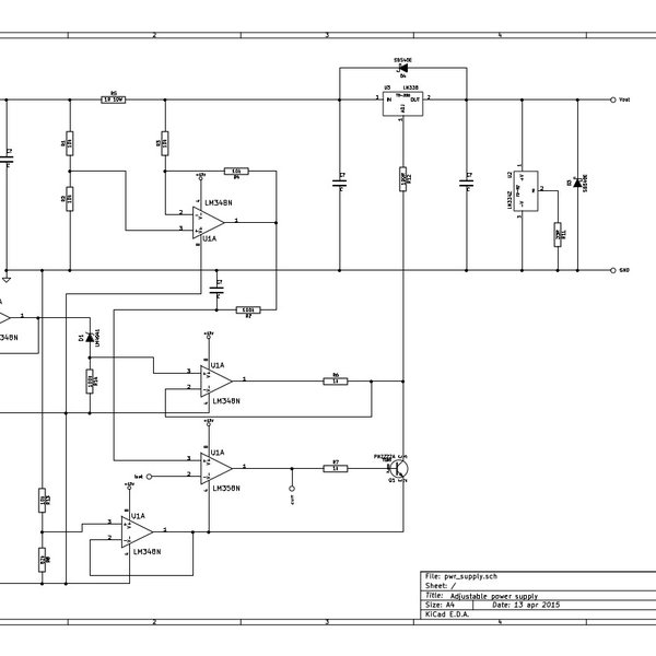 Basic adjustable lab power supply | Hackaday.io