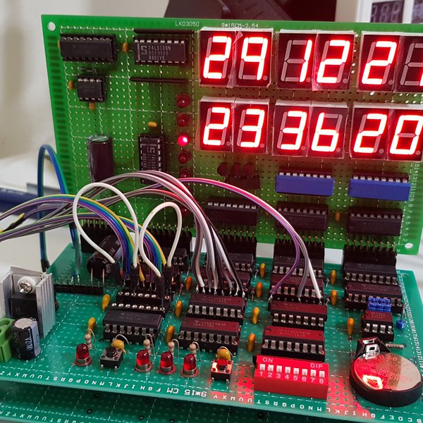 MCU-Less DS1302 Calendar Clock | Hackaday.io