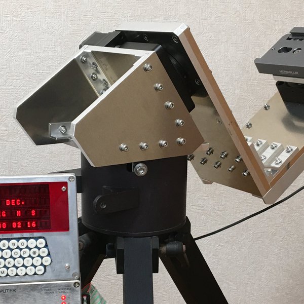 Equatorial Mount using Rotarystage, 6502 Computer Equatorial Mount using Rotarystage, 6502 Computer