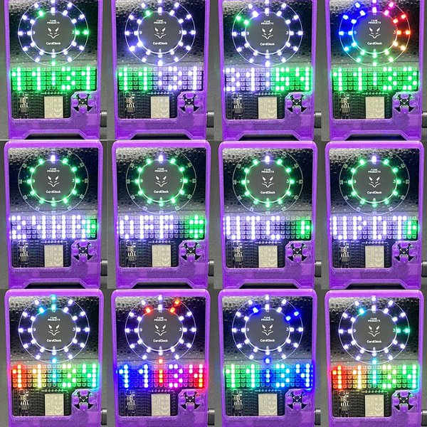 Foxie CardClock | Hackaday.io