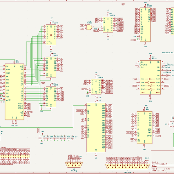 An attempt at a 8088 SBC | Hackaday.io
