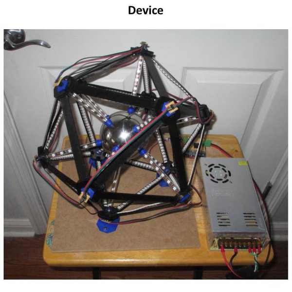 NEOPIXEL ICOSAHEDRON SPHERE DEVICE | Hackaday.io