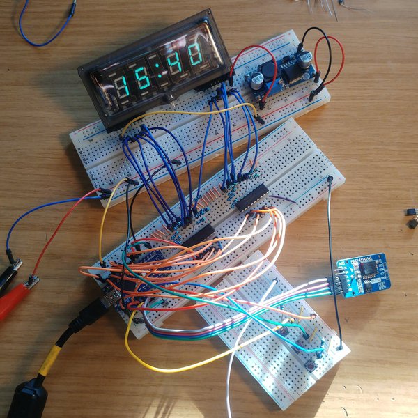 Recycled VFD Clock | Hackaday.io