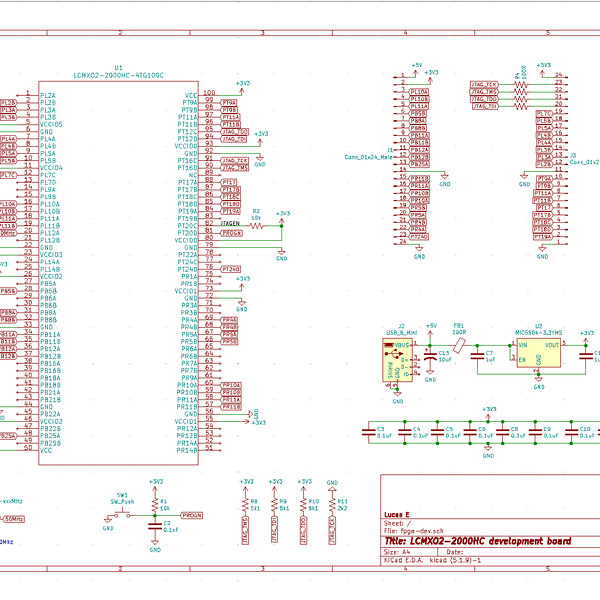 Lattice Mach XO2 development board | Hackaday.io