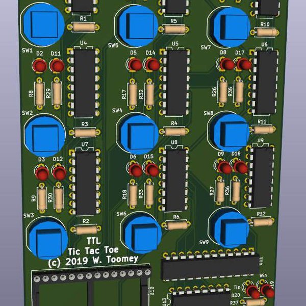 Tic Tac Toe in TTL | Hackaday.io