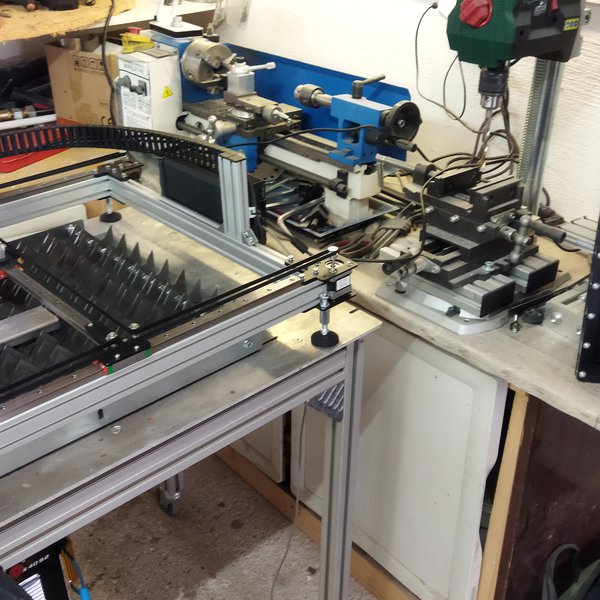 Homemade CNC Plasma Cutter. H-bot Movement System | Hackaday.io