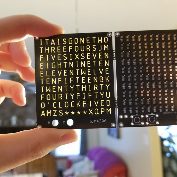 Small Word Clock | Hackaday.io