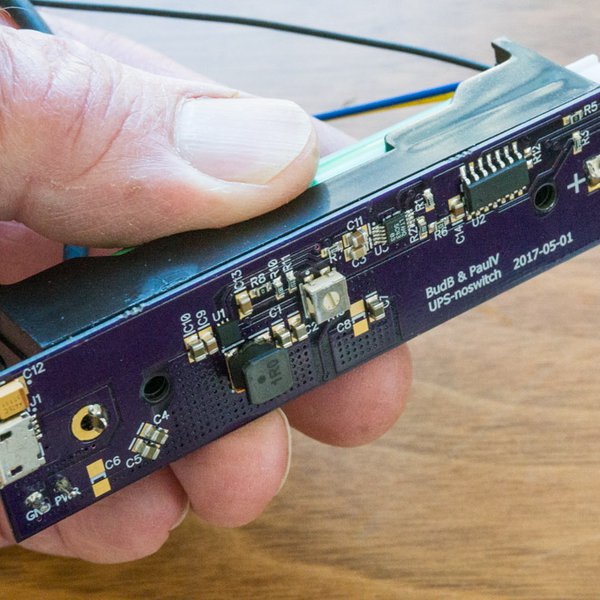 Single-cell Li-Ion Powered UPS for Raspberry Pi