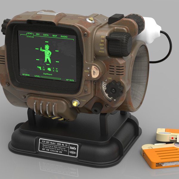 Functional Pip-Boy 3000 Mk4 | Hackaday.io