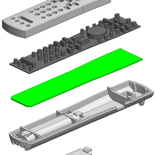 Chewed up remote repair | Hackaday.io