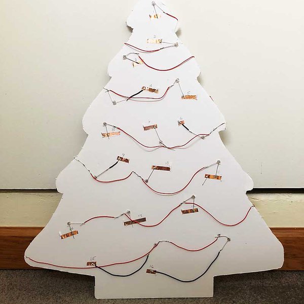 Gravity Assisted Blinking Coin Cell Christmas Tree | Hackaday.io