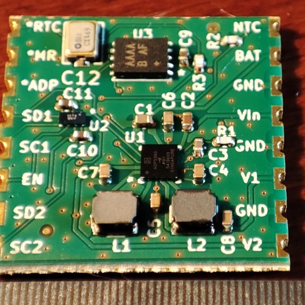 LLS3 - I2C Charger/PMIC (2x Voltage Out) + RTC | Hackaday.io