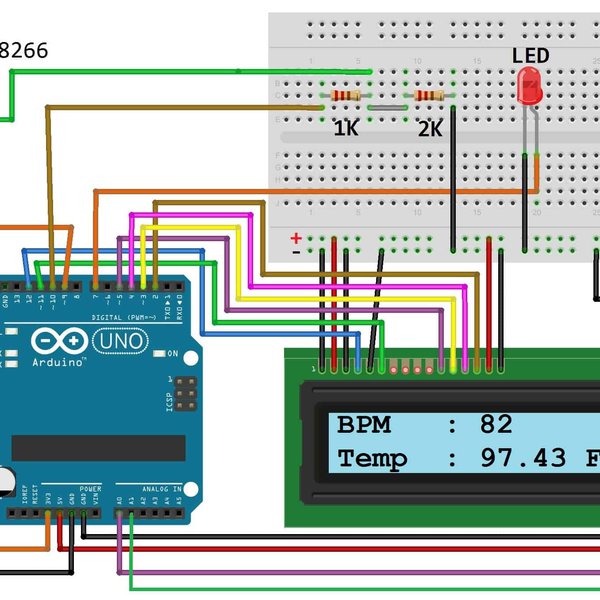 IOT based Patient Health Monitoring using ESP8266 | Hackaday.io