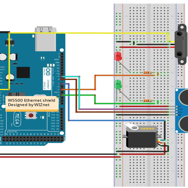 Parking System with Ethernet in arduino | Hackaday.io